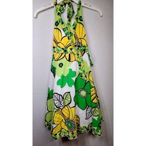 My Michelle Girl's Multicolor Halter Sundress Size 16 NWT